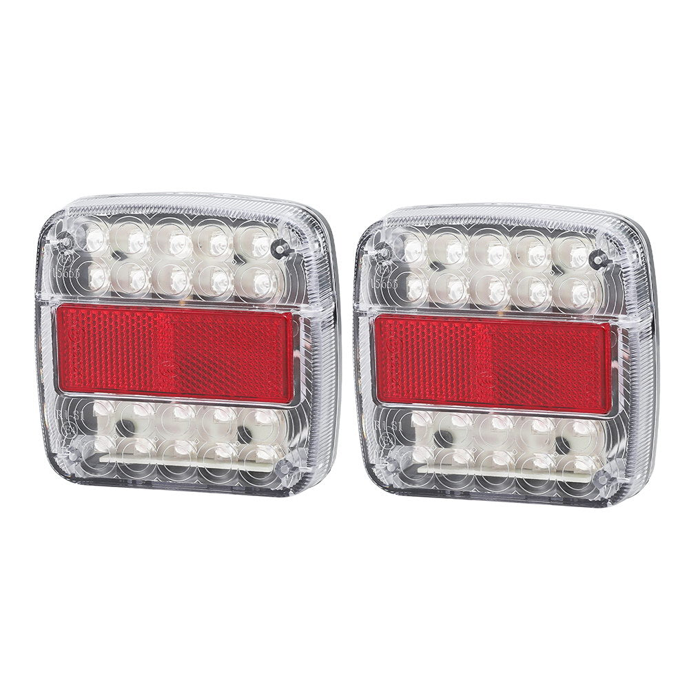 Pair 26 LED Trailer Tail Lights 12V, view 2