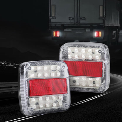 Pair 26 LED Trailer Tail Lights 12V, view 7