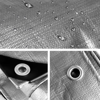 Instahut Heavy Duty Tarp 3.6x4.8m - Silver/Black, view 3