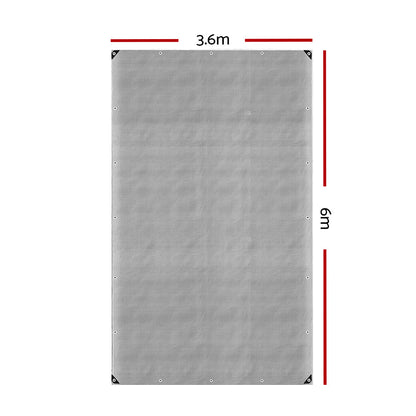 Instahut 3.6x6m Heavy Duty Poly Tarp, view 2