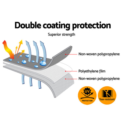 Heavy Duty Tarp 3.6 x 7.3m – 180gsm UV Poly, view 5