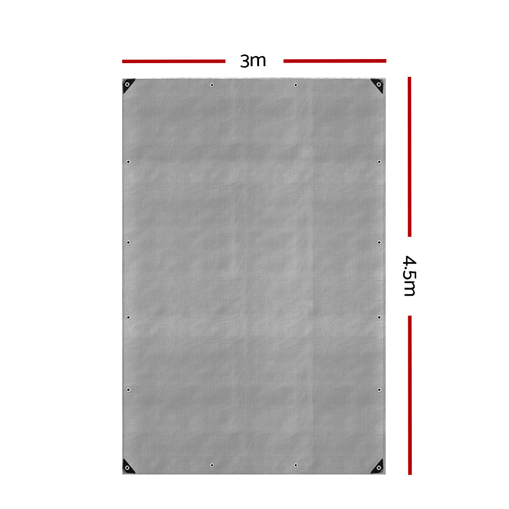 Heavy Duty Poly Tarp 3x4.5m – 180gsm Waterproof, view 2
