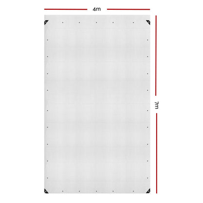 Instahut 4x7m Heavy Duty Clear Poly Tarp, view 2