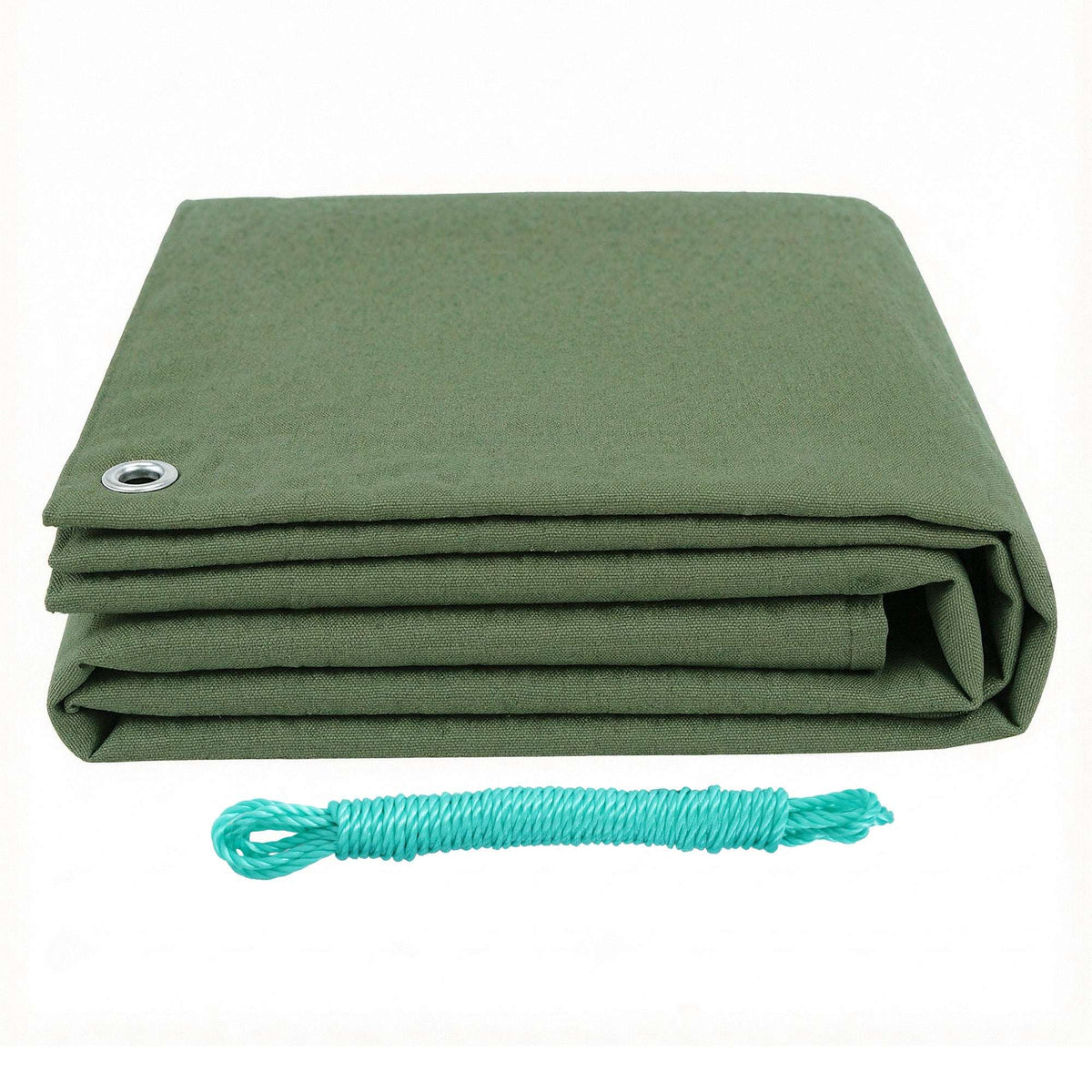 Instahut 2x3m Heavy Duty Canvas Tarp 600GSM, view 3