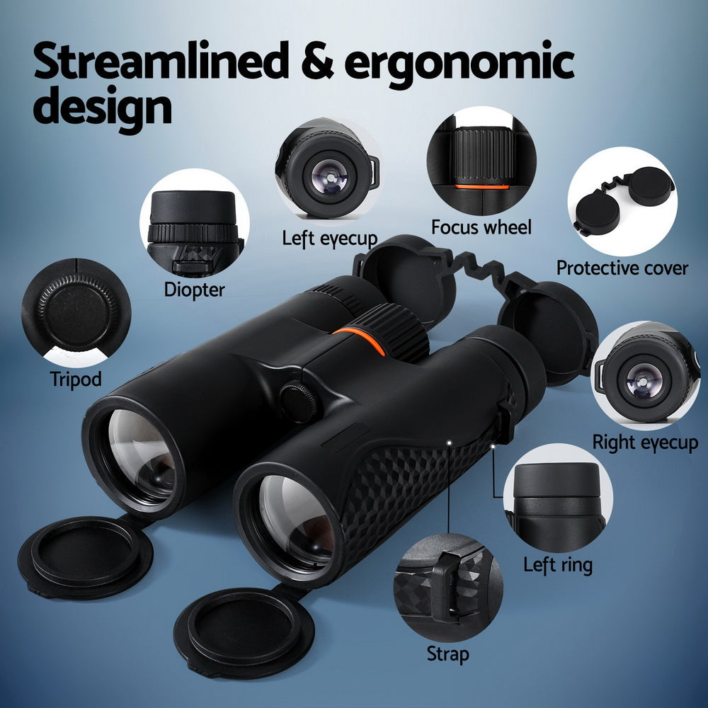 12x42 HD Binoculars with Phone Adapter, view 5