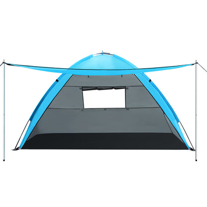 4-Person Beach Tent – Cross-Pole Shelter with Carry Bag, view 3