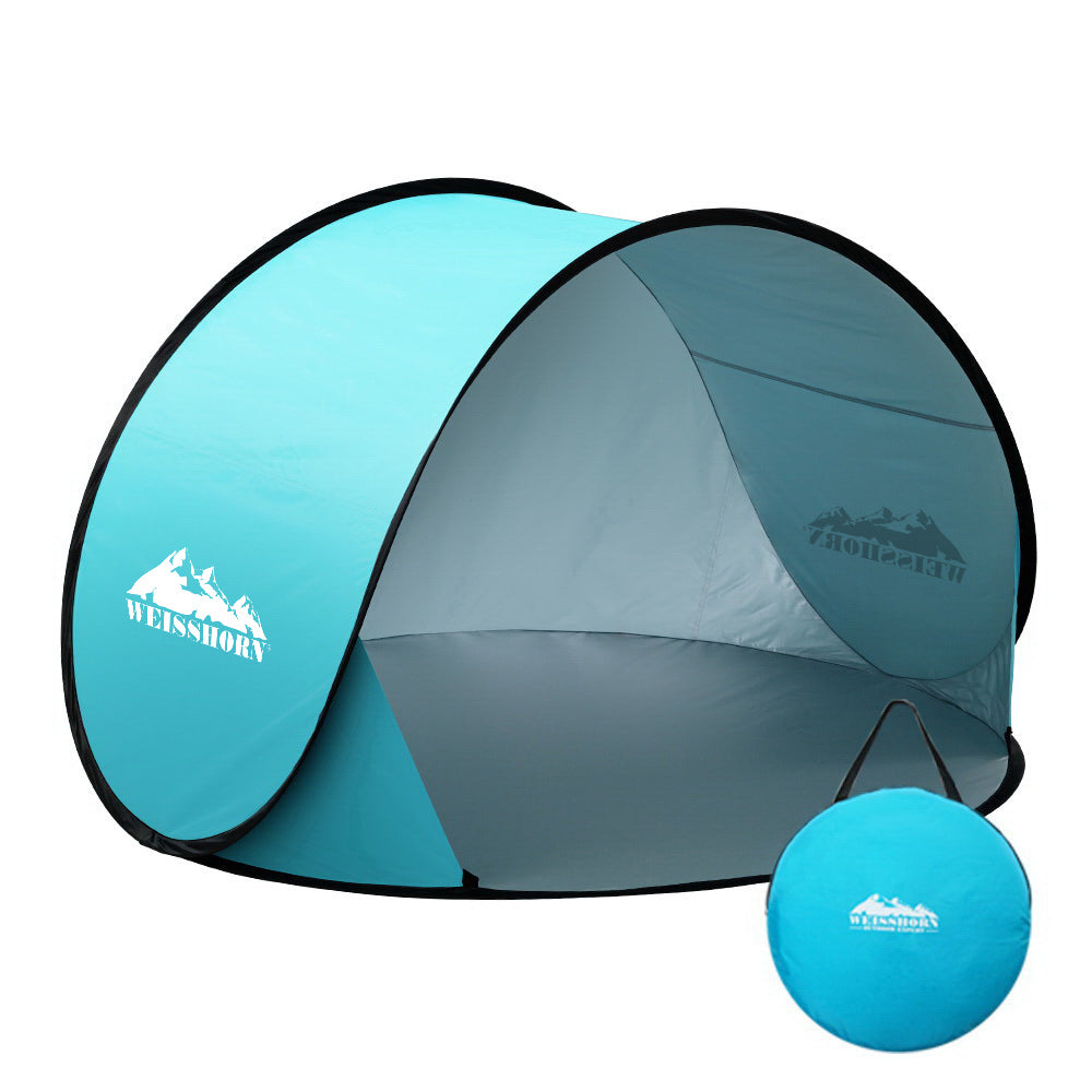 Pop Up Beach Tent 3 Person - Weisshorn Blue