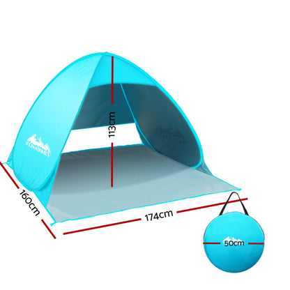 3-Person Pop-Up Tent – UV & Waterproof Beach Shelter, view 2