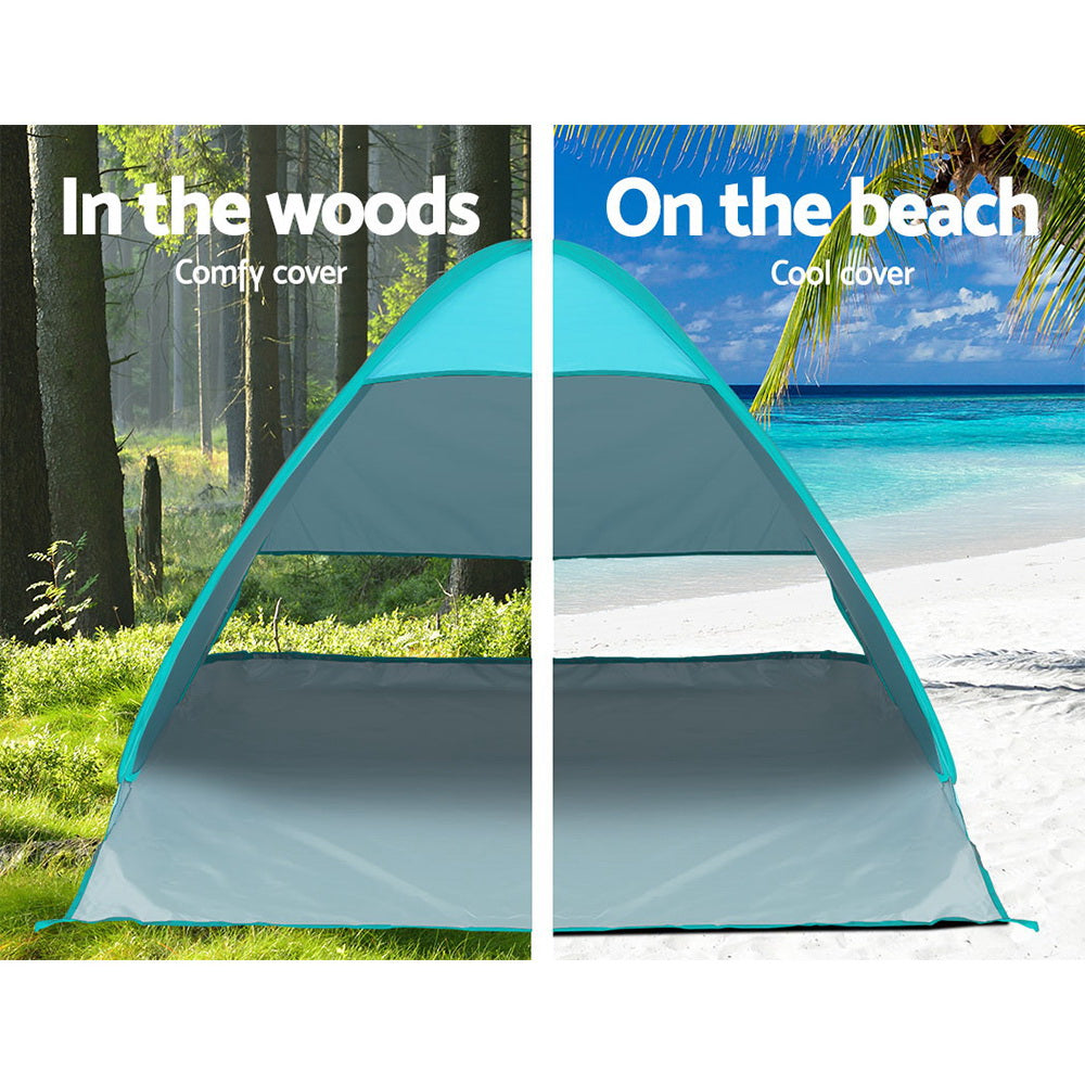 3-Person Pop-Up Tent – UV & Waterproof Beach Shelter, view 4