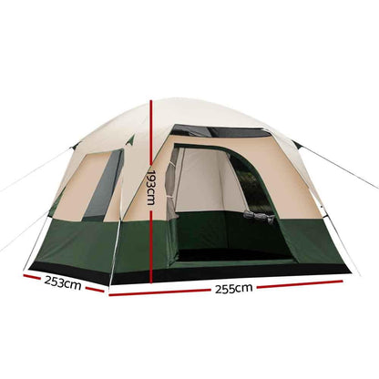 Weisshorn 4-Person Dome Tent – Green, view 2
