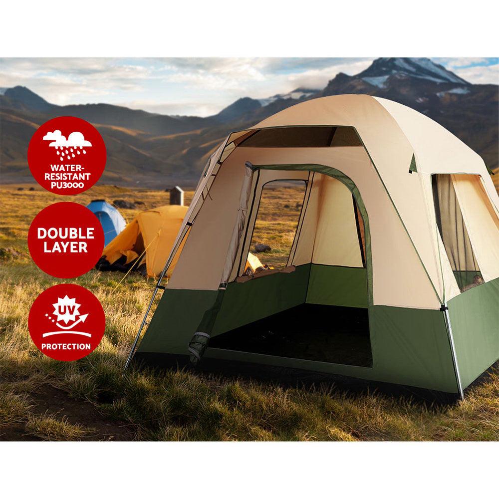 Weisshorn 4-Person Dome Tent – Green, view 4