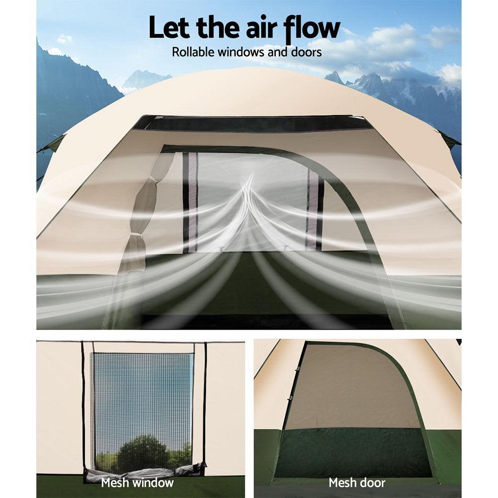 Weisshorn 4-Person Dome Tent – Green, view 6