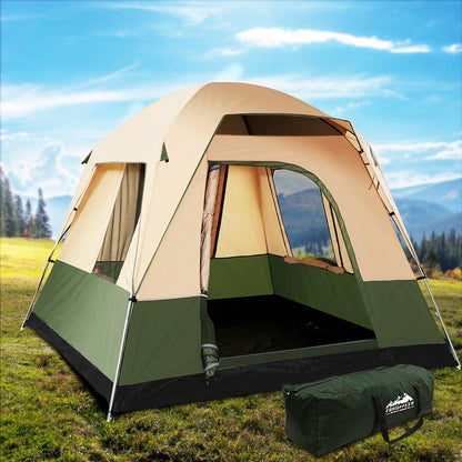 Weisshorn 4-Person Dome Tent – Green, view 7