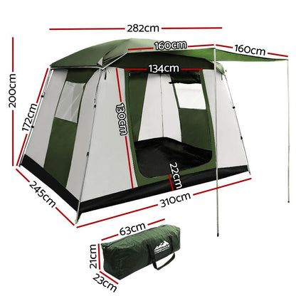 Weisshorn 6-Person Dome Tent with Awning, view 2