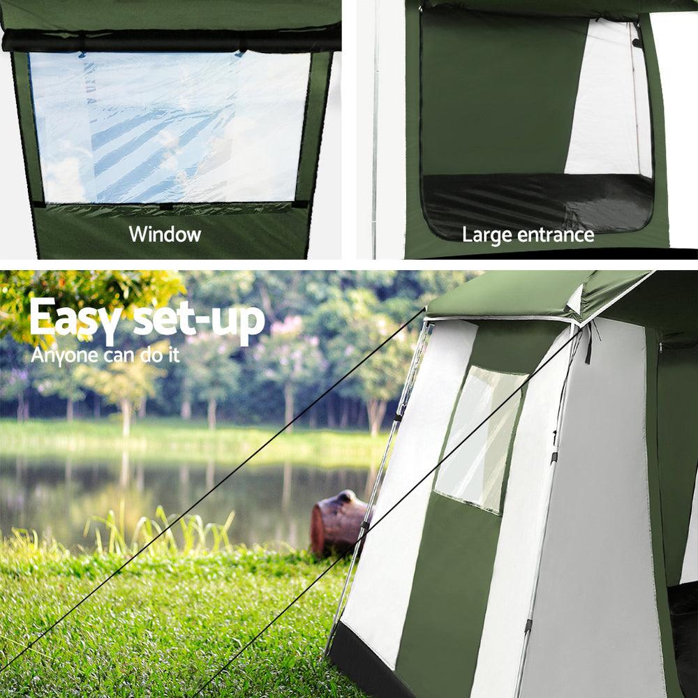 Weisshorn 6-Person Dome Tent with Awning, view 6