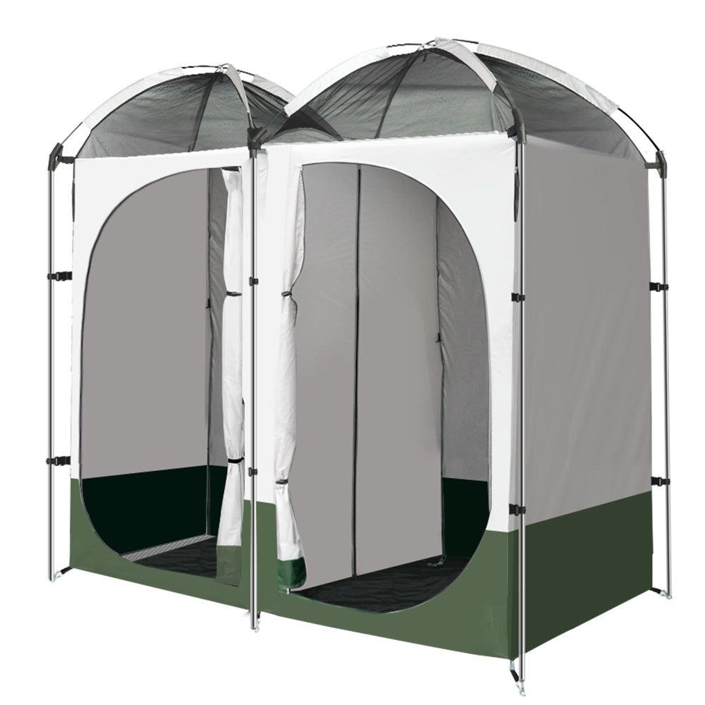 Double Shower Toilet Tent - Weisshorn Green, view 3