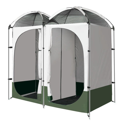 Double Shower Toilet Tent - Weisshorn Green, view 3