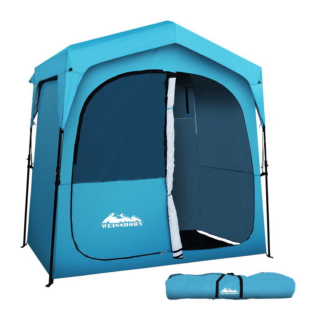 Pop-Up Camping Shower & Toilet Tent – Double