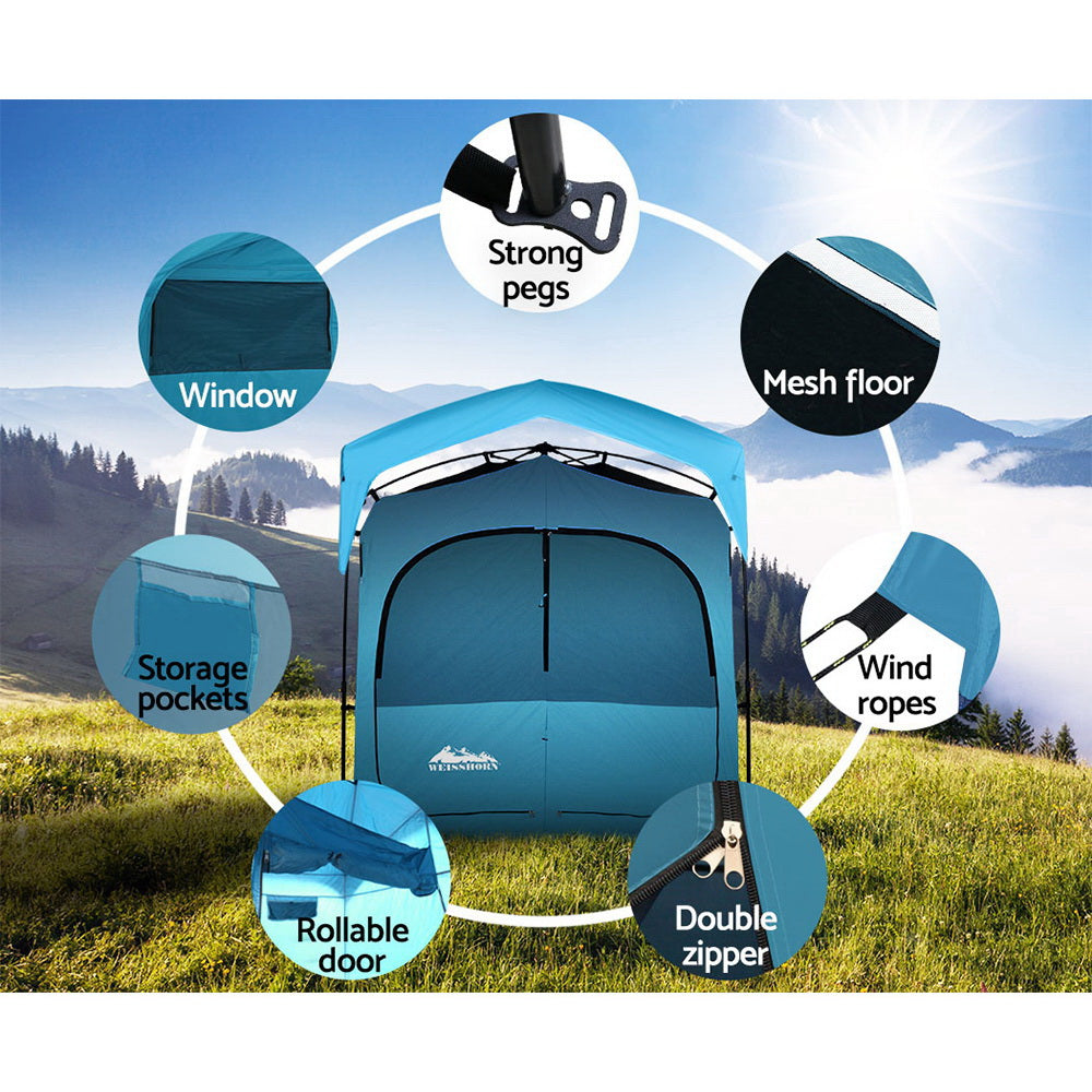 Pop-Up Camping Shower & Toilet Tent – Double, view 5