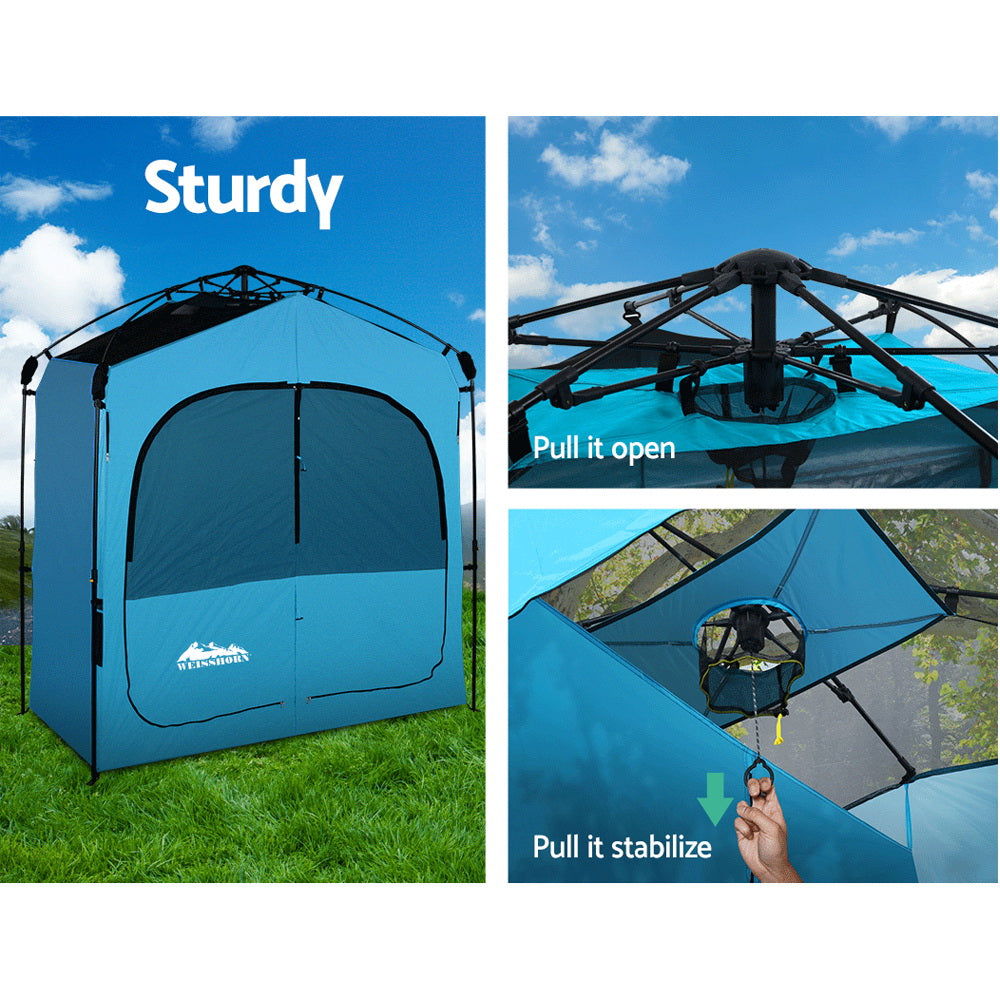 Pop-Up Camping Shower & Toilet Tent – Double, view 6