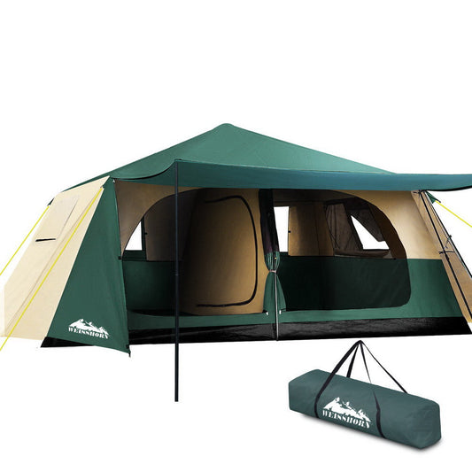 Instant Up Camping Tent 8 Person - Weisshorn Green