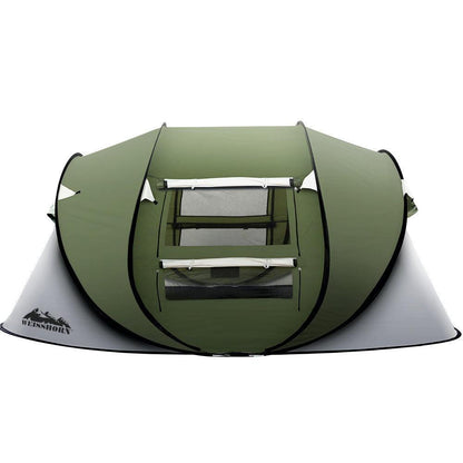 Instant Up Camping Tent 5 Person - Weisshorn Green, view 3