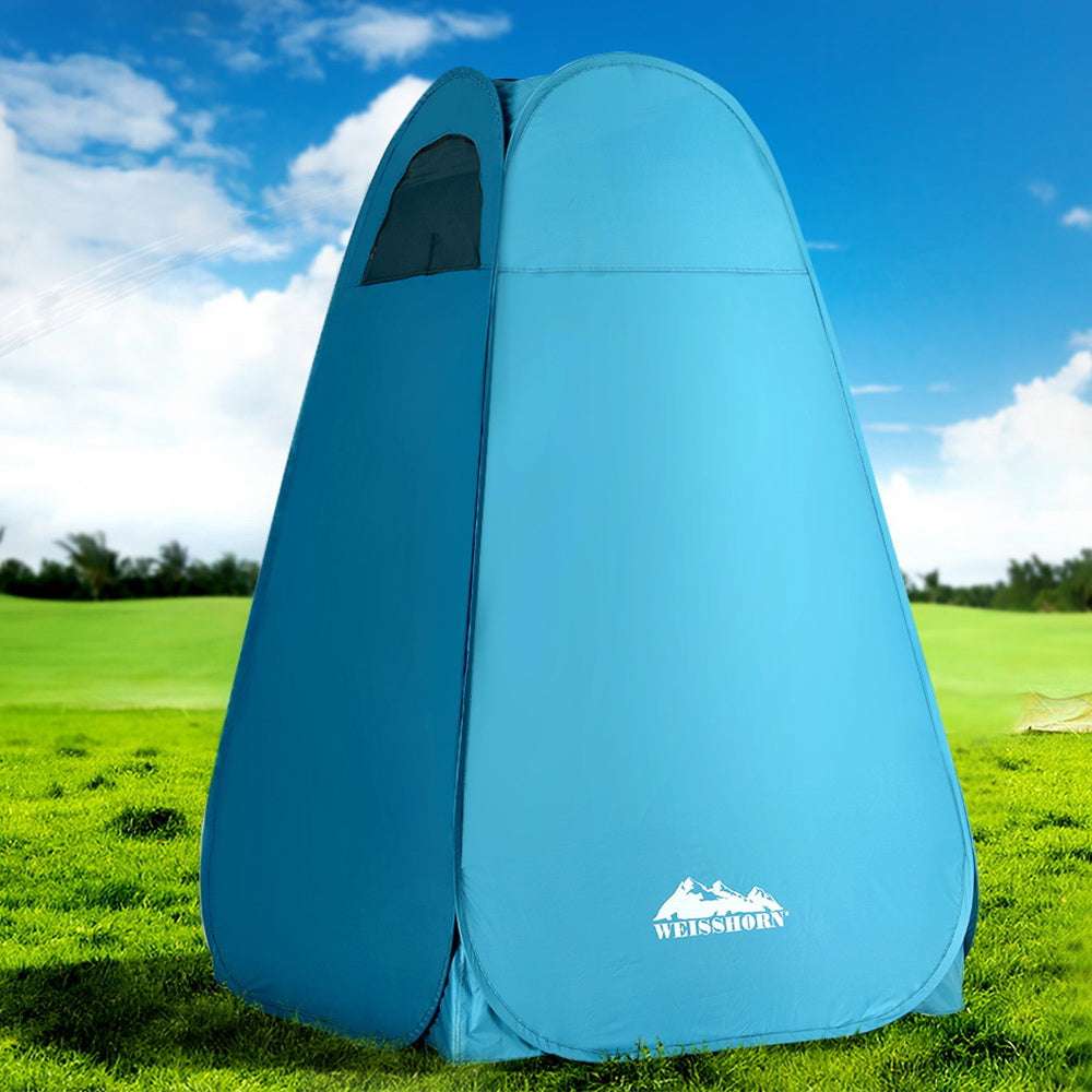 Pop Up Shower Toilet Tent - Weisshorn Blue, view 7