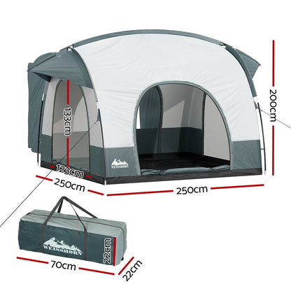 Weisshorn SUV Rear Extension Car Tent – 4WD, view 2