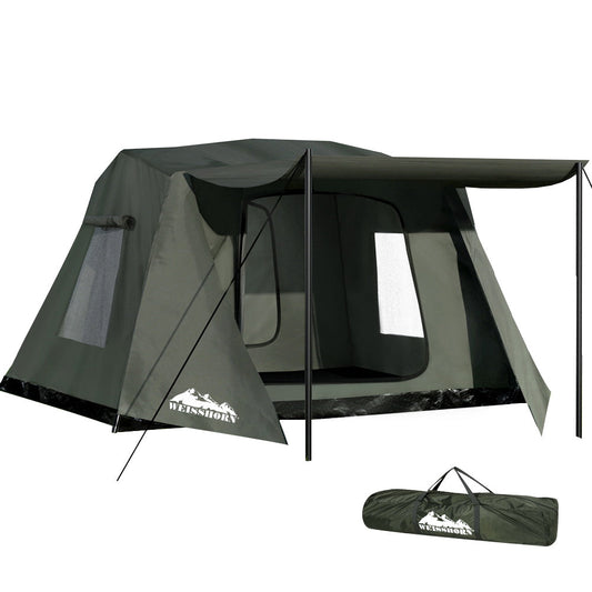 Instant Up Camping Tent 2-3 Person - Weisshorn Green