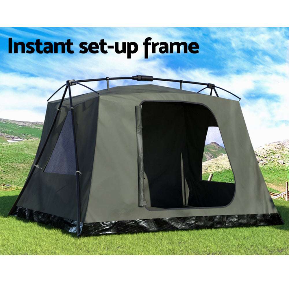 Instant Up Camping Tent 2-3 Person - Weisshorn Green, view 5