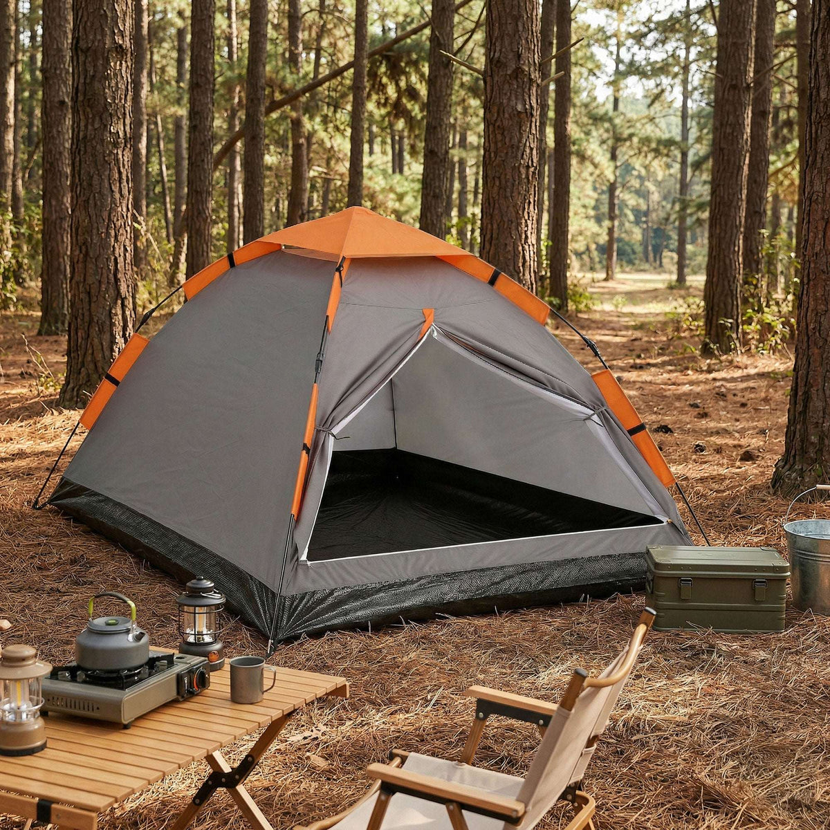 Weisshorn 2 Person Instant Pop-Up Camping Tent, view 8