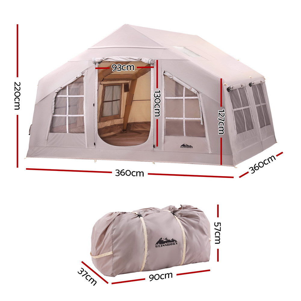 6-Person Inflatable Beach & Camping Tent 360cm, view 2