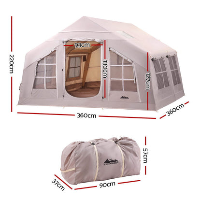 6-Person Inflatable Beach & Camping Tent 360cm, view 2