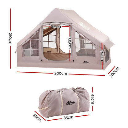 6-Person Inflatable Beach Tent – 300cm Shelter, view 2
