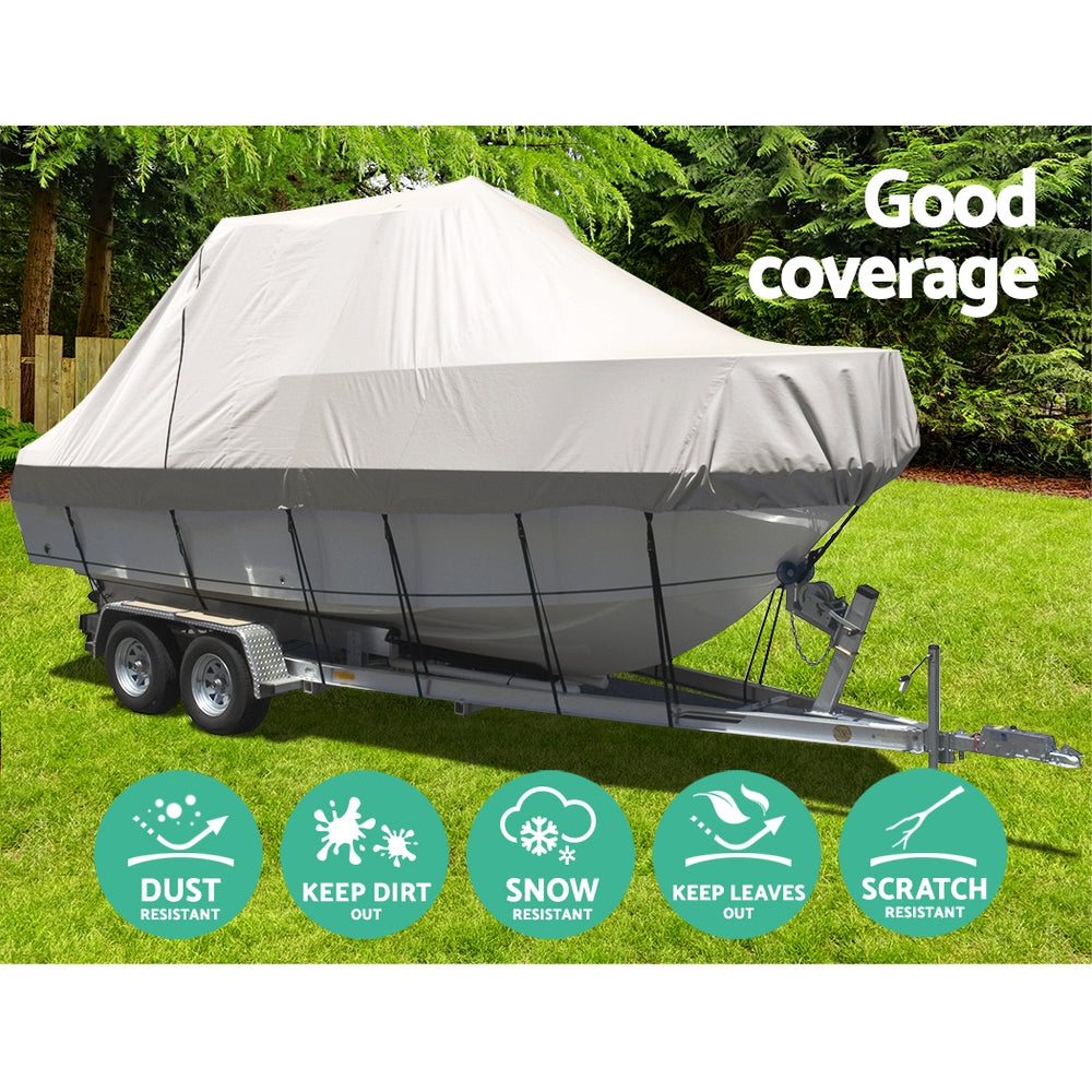 Seamanship 19–21ft Trailerable Boat Cover – Grey, view 3
