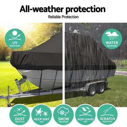 Seamanship 25-27ft Heavy Duty Trailerable Boat Cover, view 4