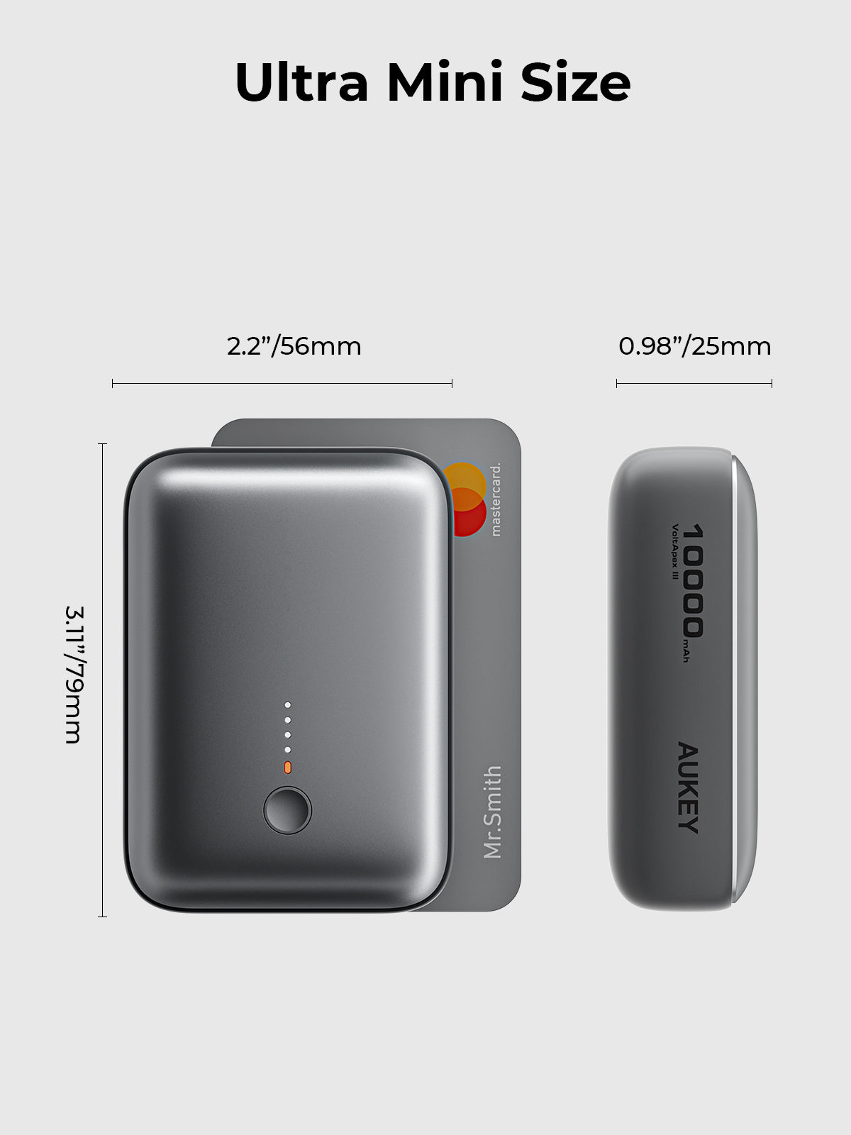 AUKEY Spark Mini 10000mAh Power Bank, view 2