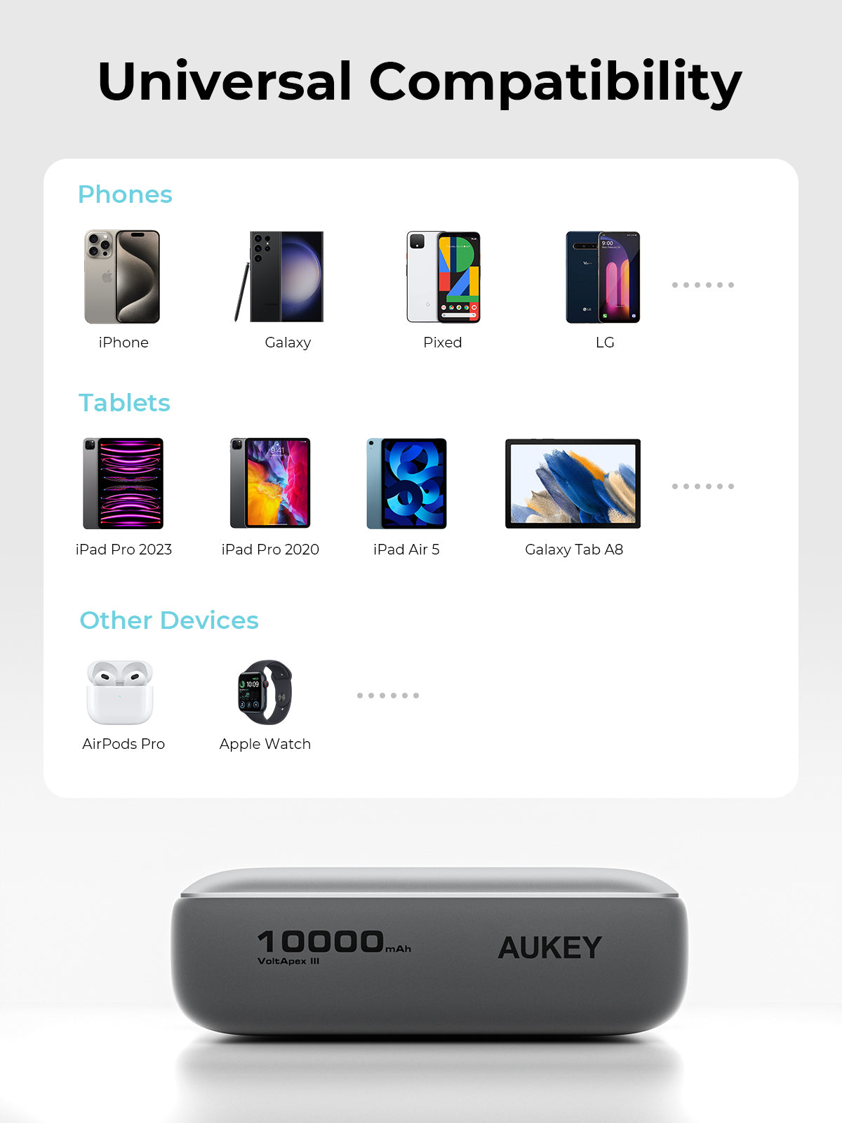 AUKEY Spark Mini 10000mAh Power Bank, view 8
