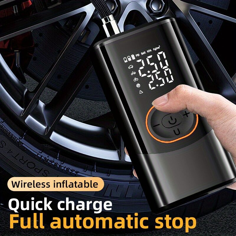 Rechargeable Tyre Inflator 150PSI with LED Light, view 8