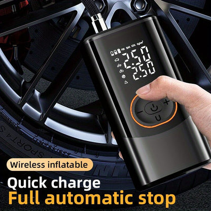 Rechargeable Tyre Inflator 150PSI with LED Light, view 8