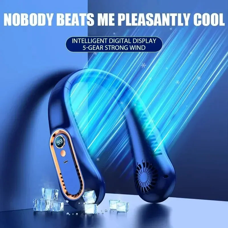 Bladeless Neck Fan – Portable & Hands-Free, view 3