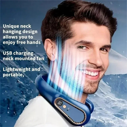 Bladeless Neck Fan – Portable & Hands-Free, view 4