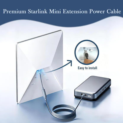 Starlink Mini DC5521 Extension Cable 7-inch, view 2