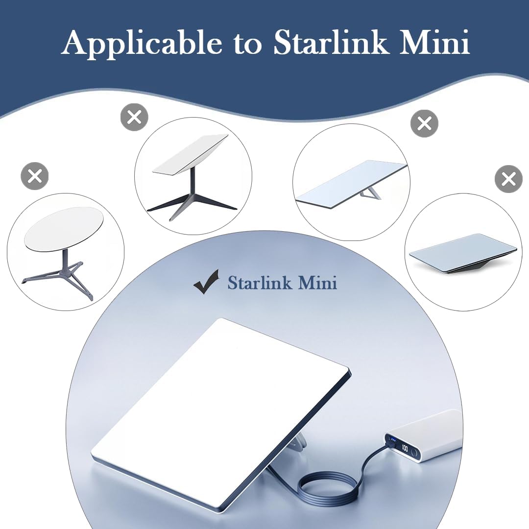 Starlink Mini DC5521 Extension Cable 7-inch, view 5