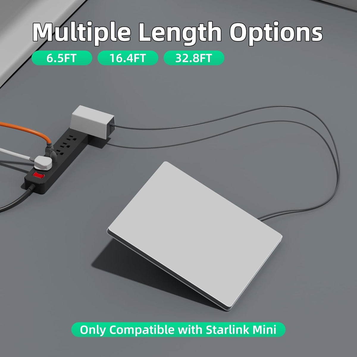Starlink Mini DC Power Cable 6.5ft Replacement, view 5