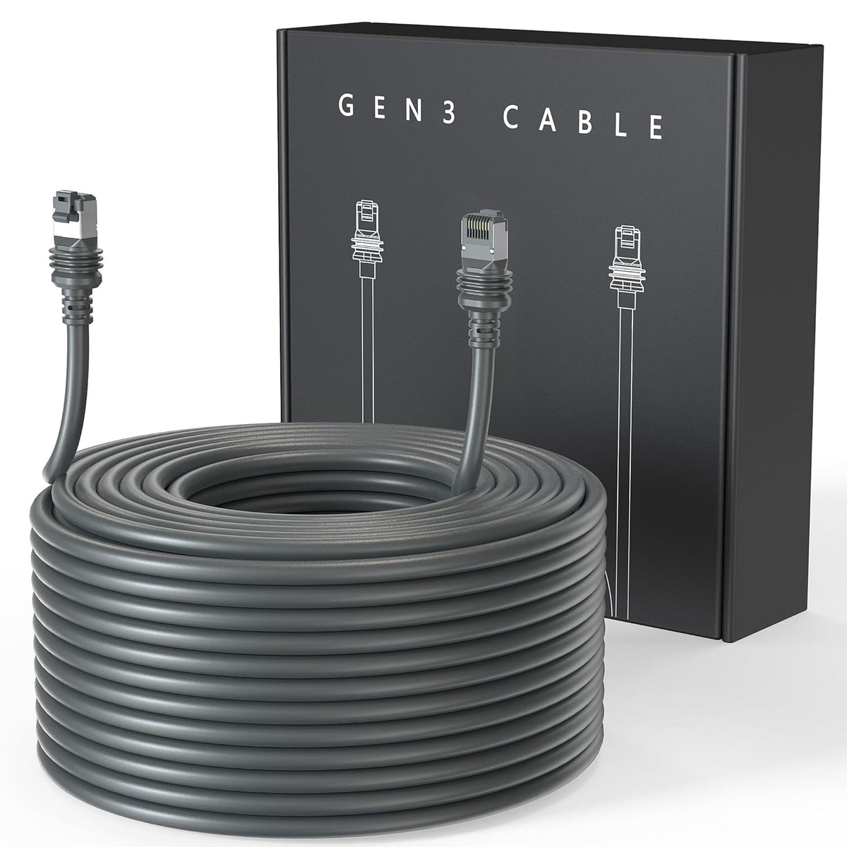 Starlink Gen 3 Replacement Cable 75FT Grey