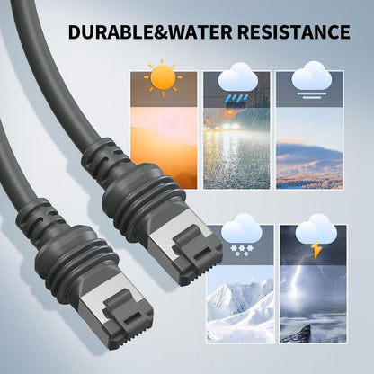 Starlink Gen 3 Ethernet Cable 15m Waterproof Grey, view 5