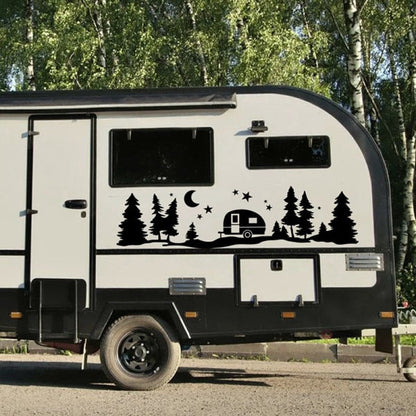 Tree Forest Vinyl Decal Sticker for SUV, RV or Caravan, view 5