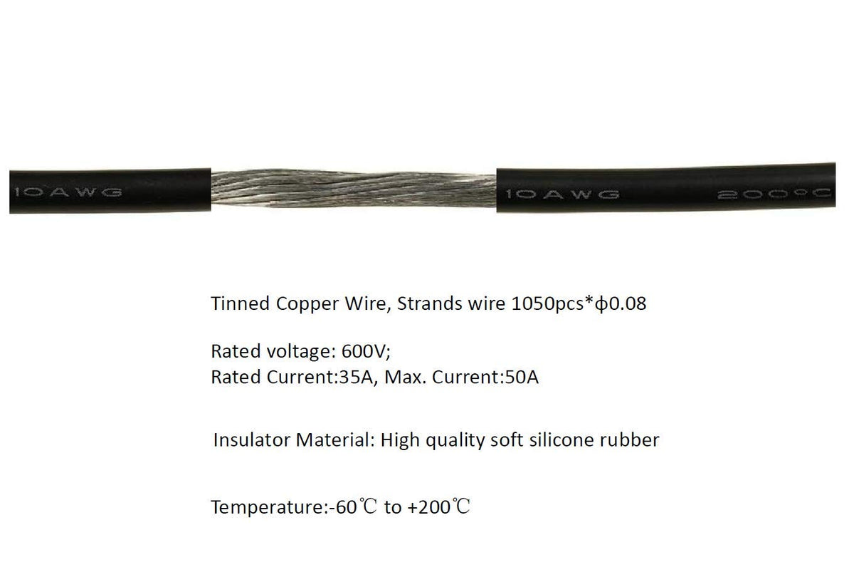 MC4 to SAE Solar Panel Connector Cable 10AWG, view 4