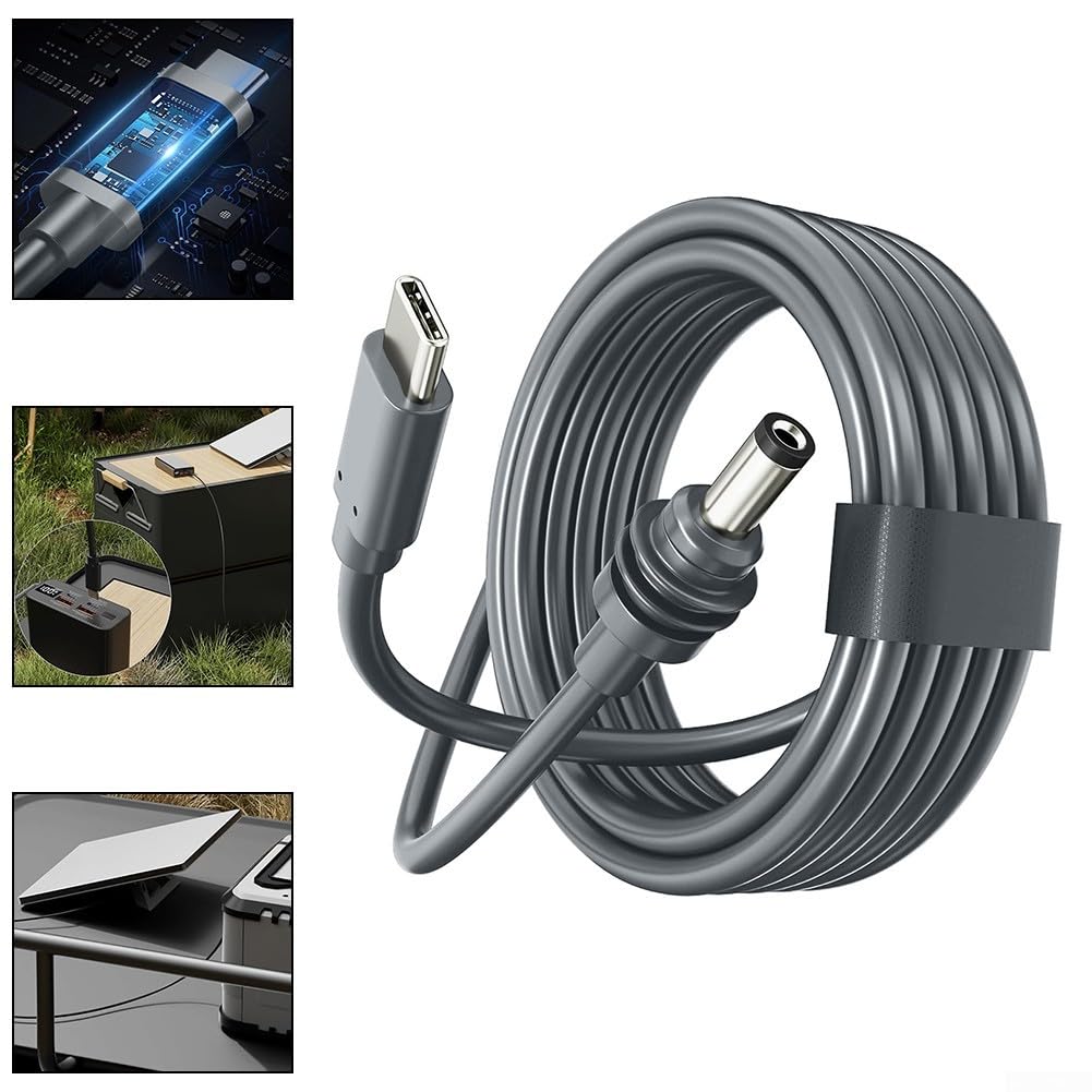 Starlink Mini Waterproof DC to USB-C Power Cable 2m, view 2